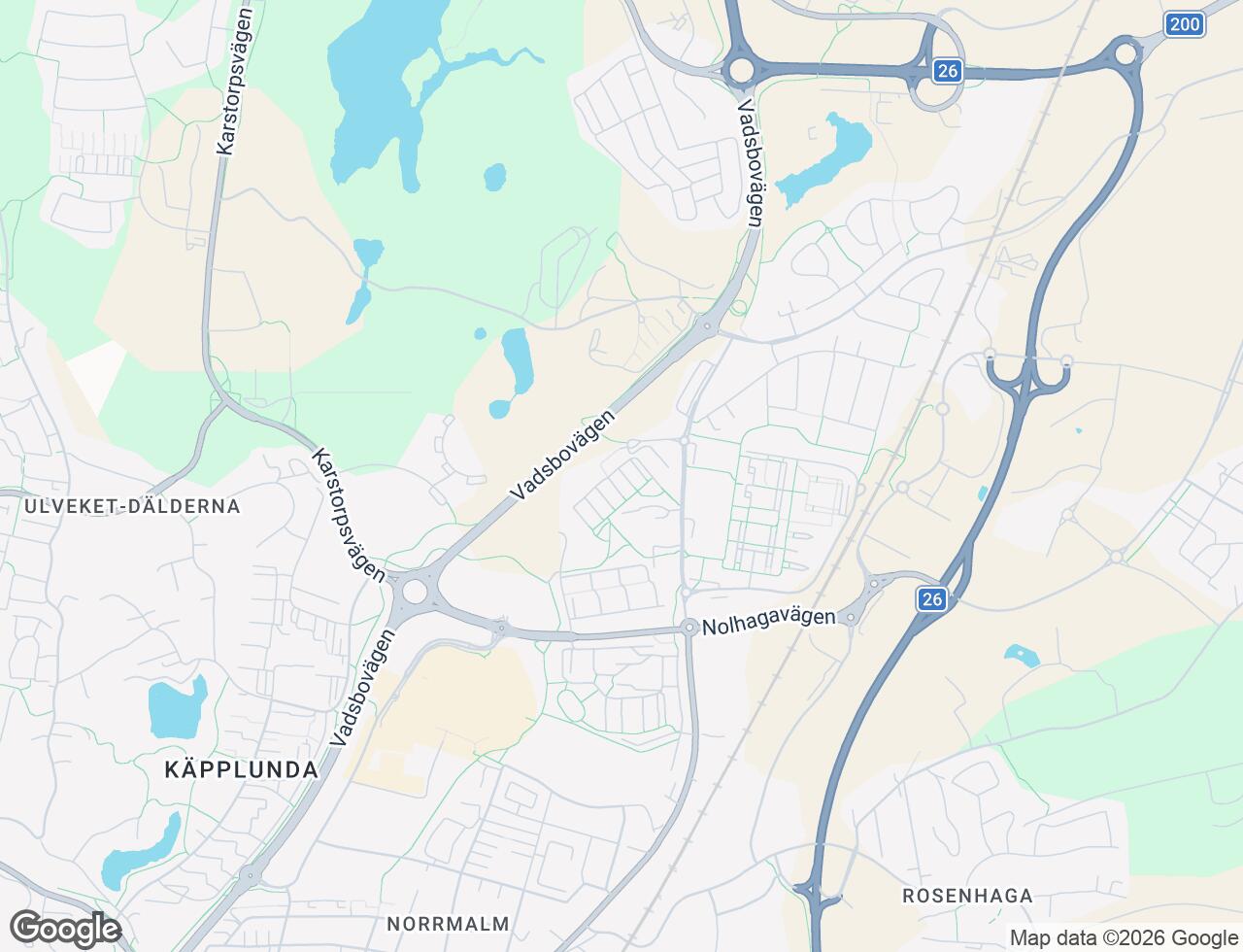 Karta över Kilbacksvägen 5A i 39 Skövde