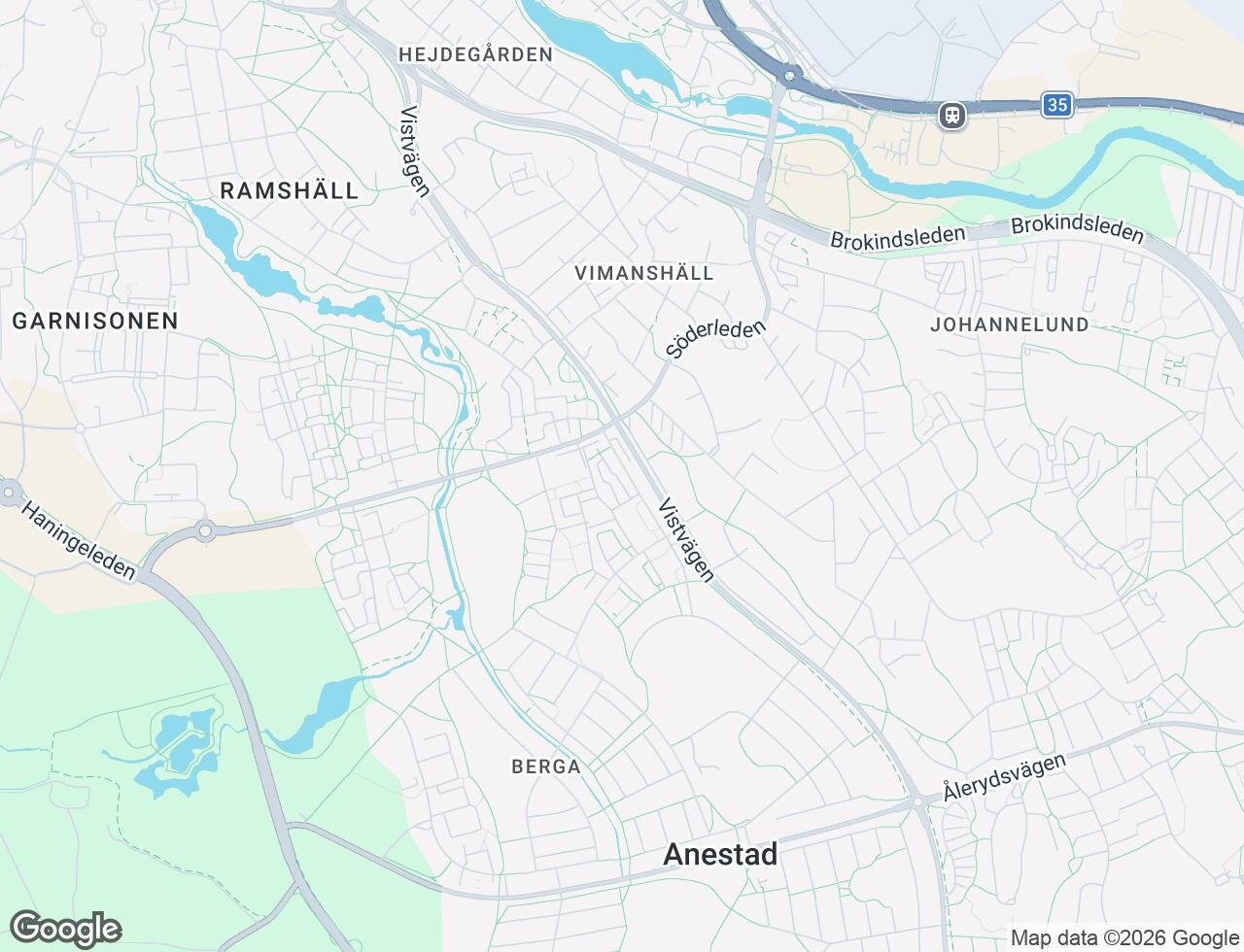 Karta över Hovetorpsgatan 10 i 35 Linköping