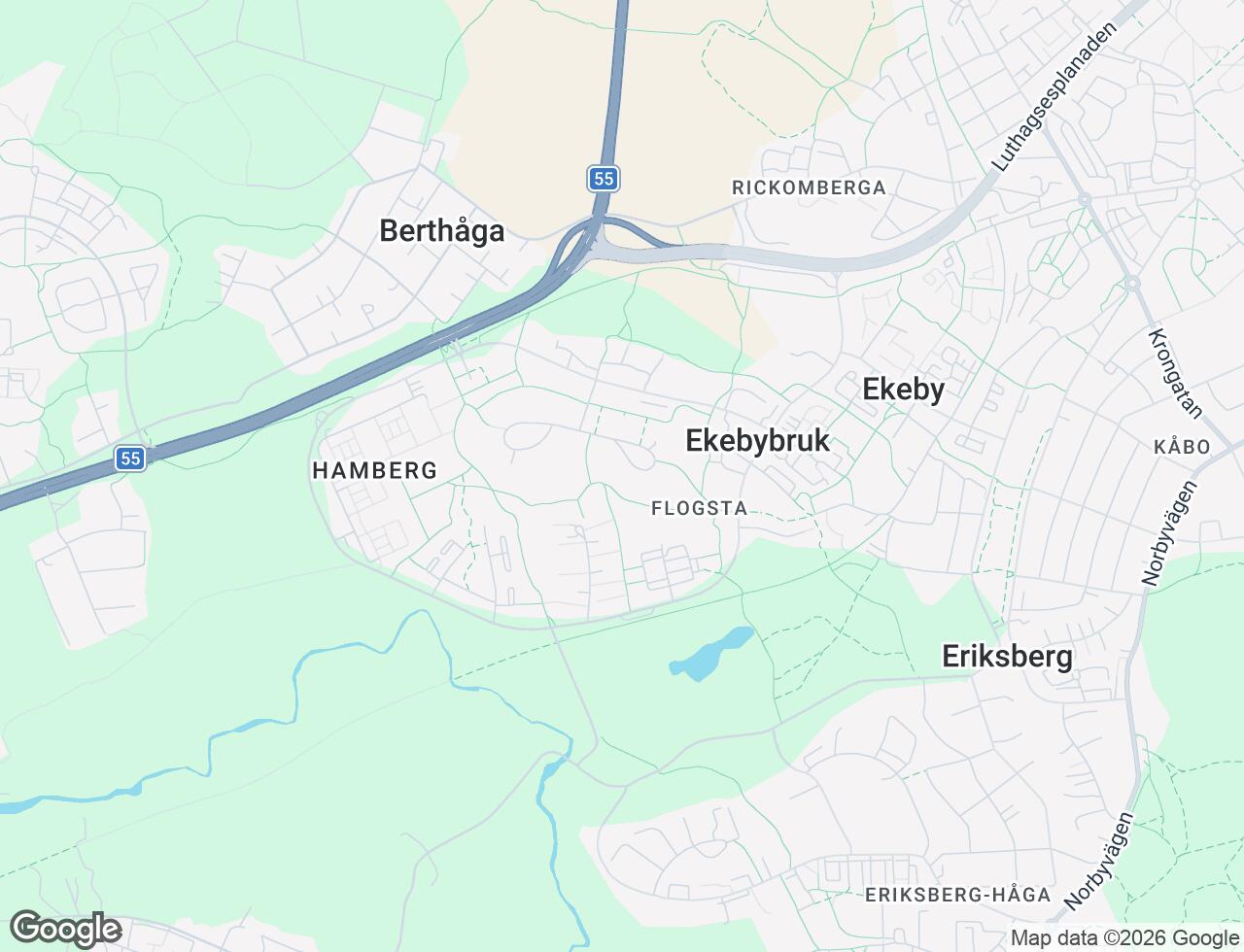 Karta över Sernanders väg 15 i 62 Uppsala