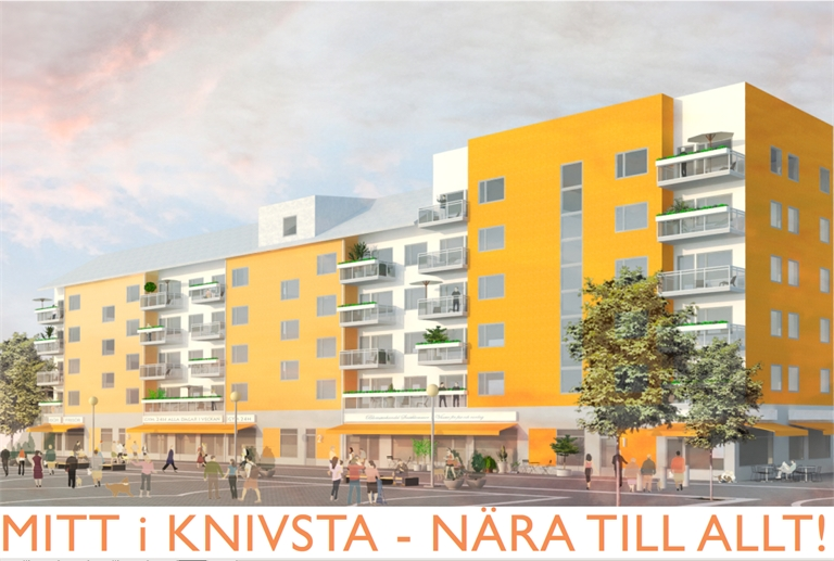 Lägenhet 3 rok på Sågverkstorget 8