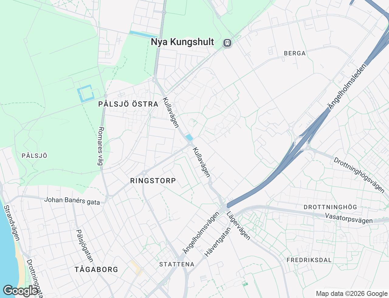 Karta över Kullavägen 65 i 52 Helsingborg