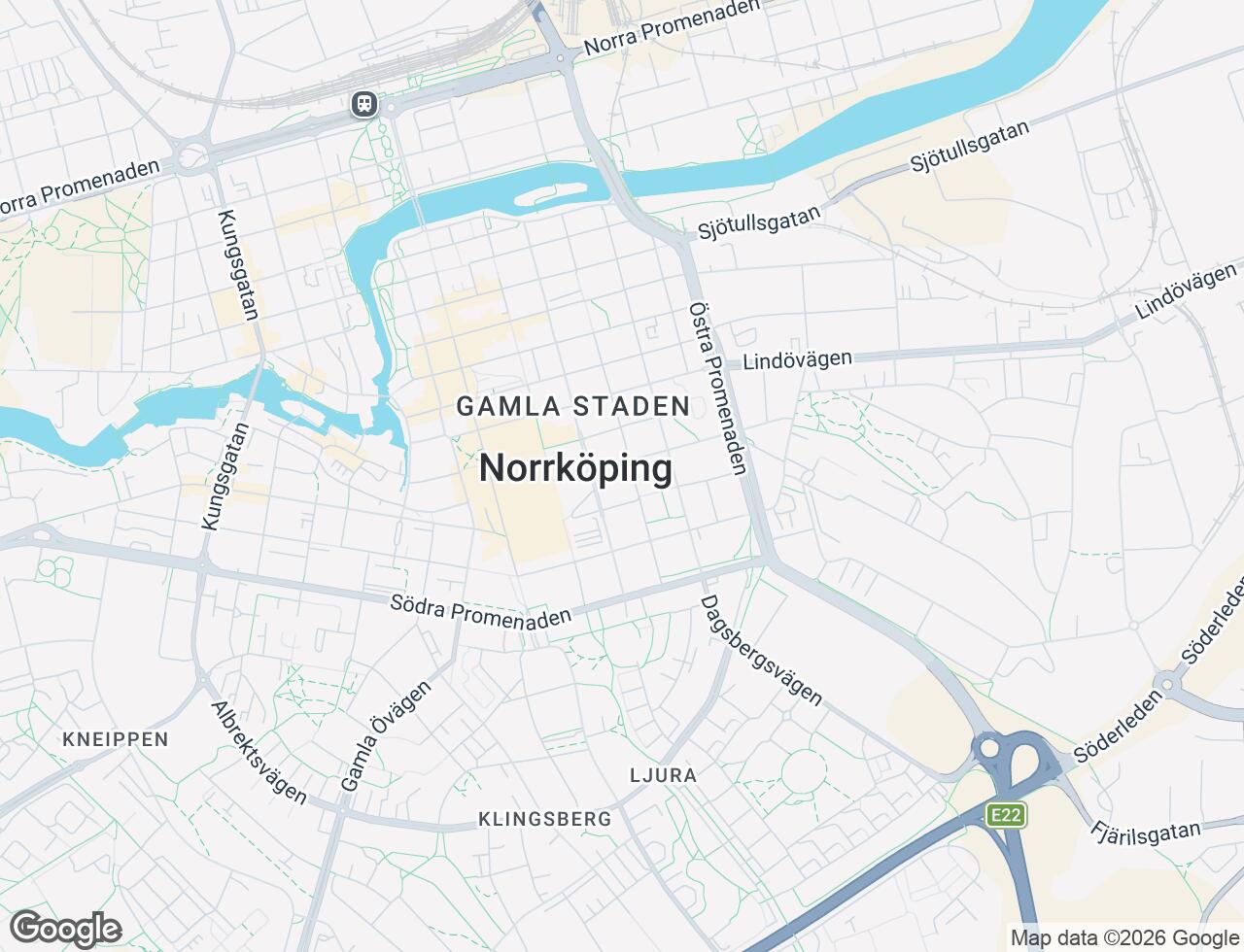 Karta över Sankt Persgatan 131B i 30 Norrköping