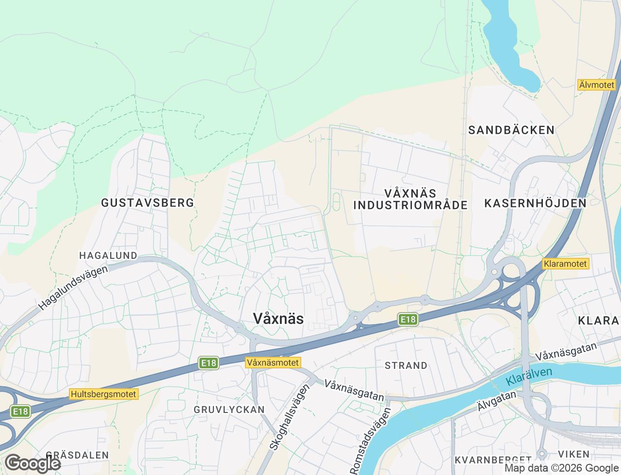 Karta över Karmgatan 15 i 47 Karlstad