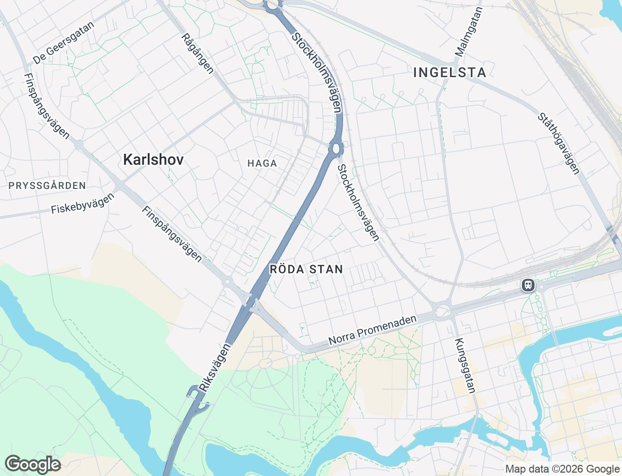 Karta över Himmelstalundsvägen 37C i 16 Norrköping