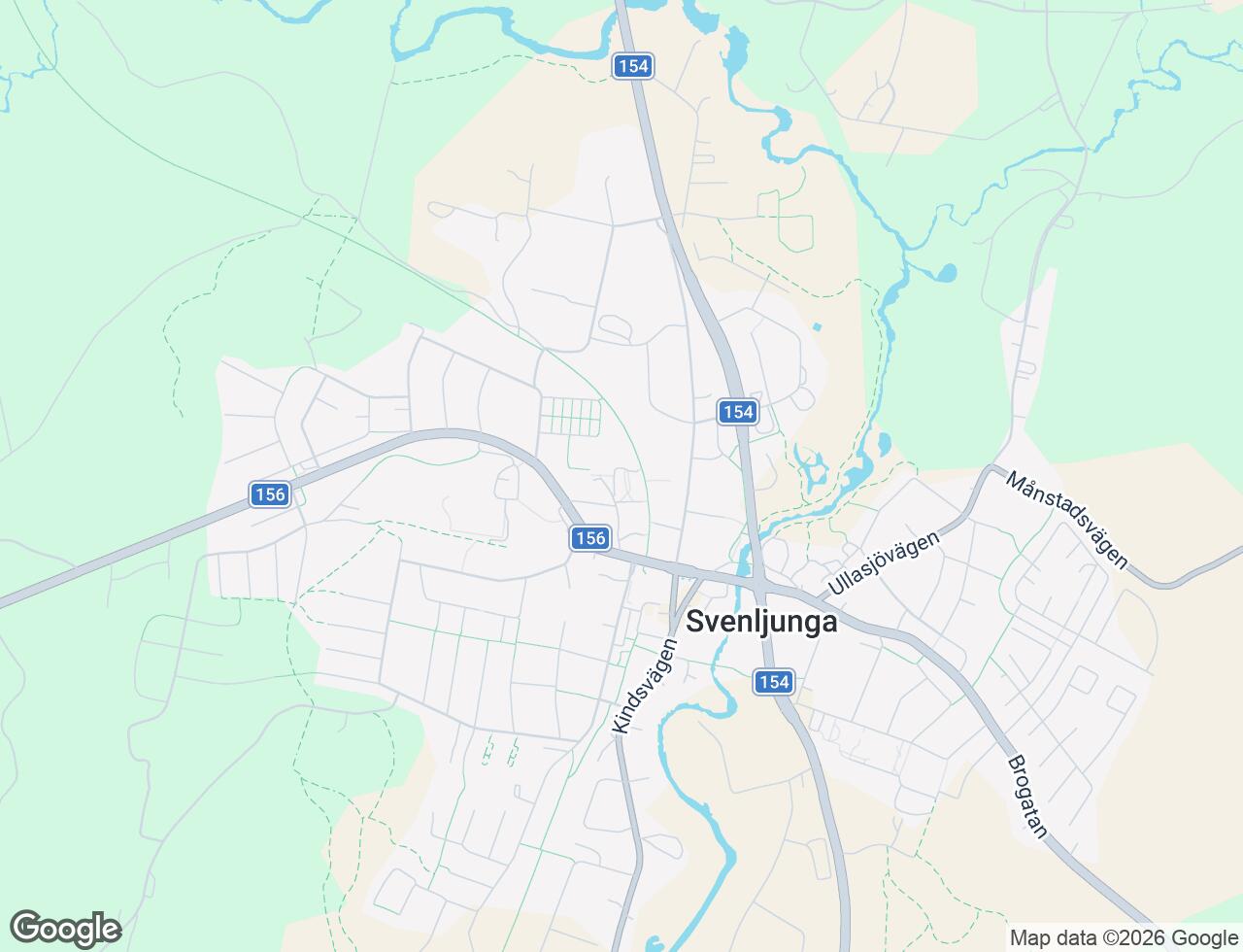Karta över Bäckemadsvägen 8F i 52 Svenljunga