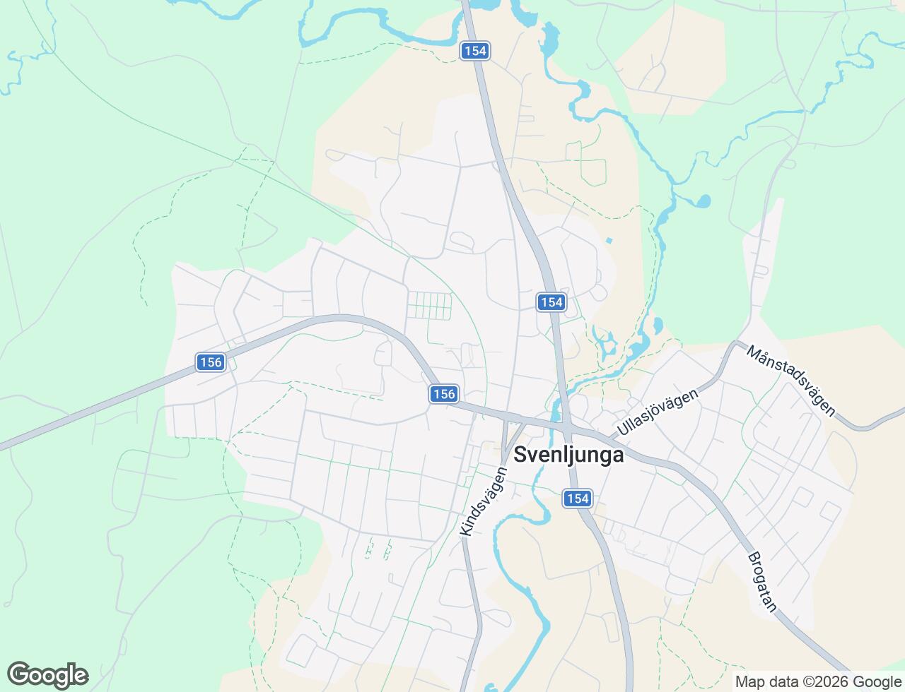 Karta över Bäckemadsvägen 8L i 52 Svenljunga