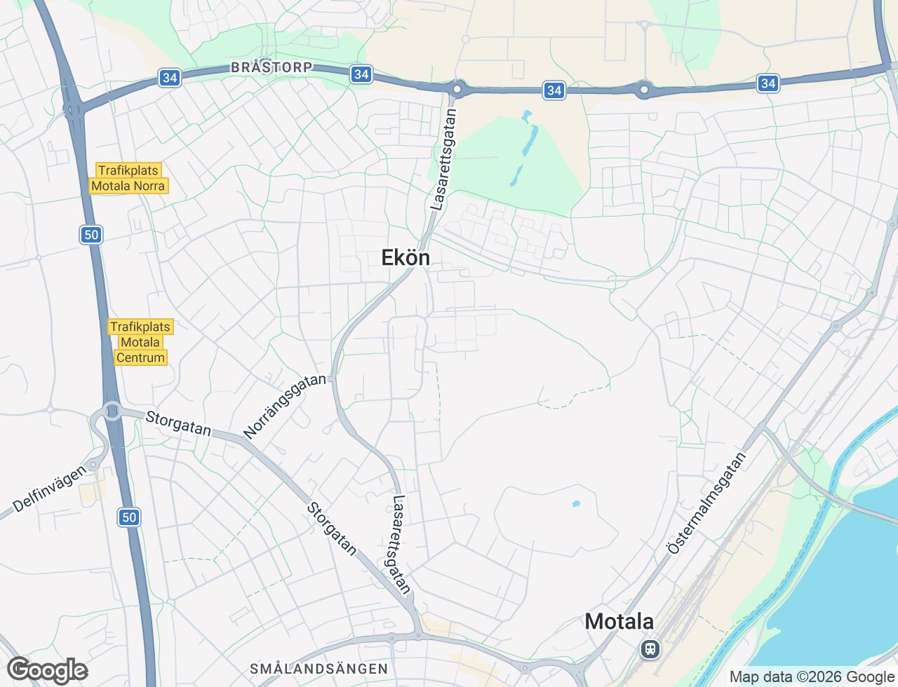 Karta över Kråkrisvägen 14C i 55 Motala