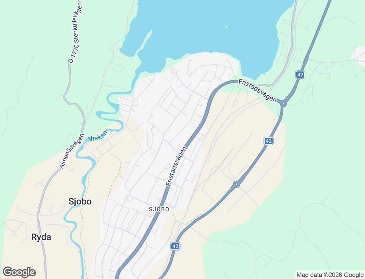 Karta över Ekängsgatan 16 i 48 Borås