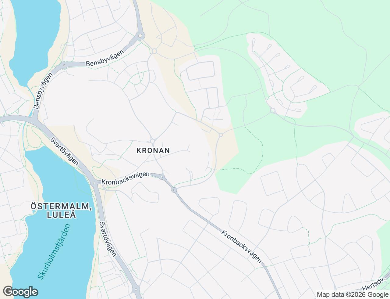 Karta över Kaserngatan 9 i 42 Luleå