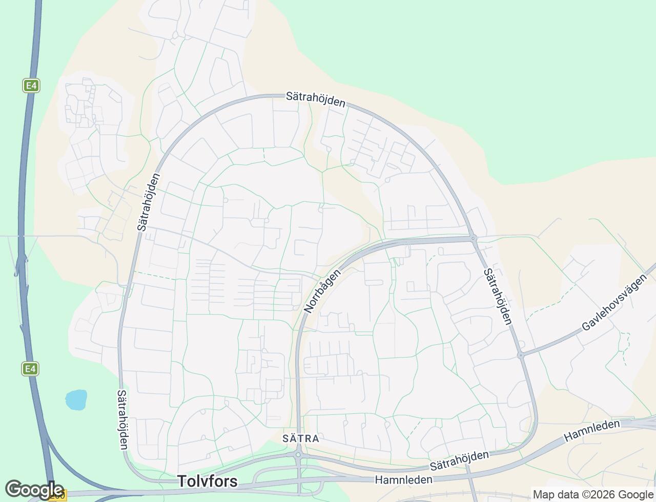 Karta över Norrbågen 21 i 34 Gävle