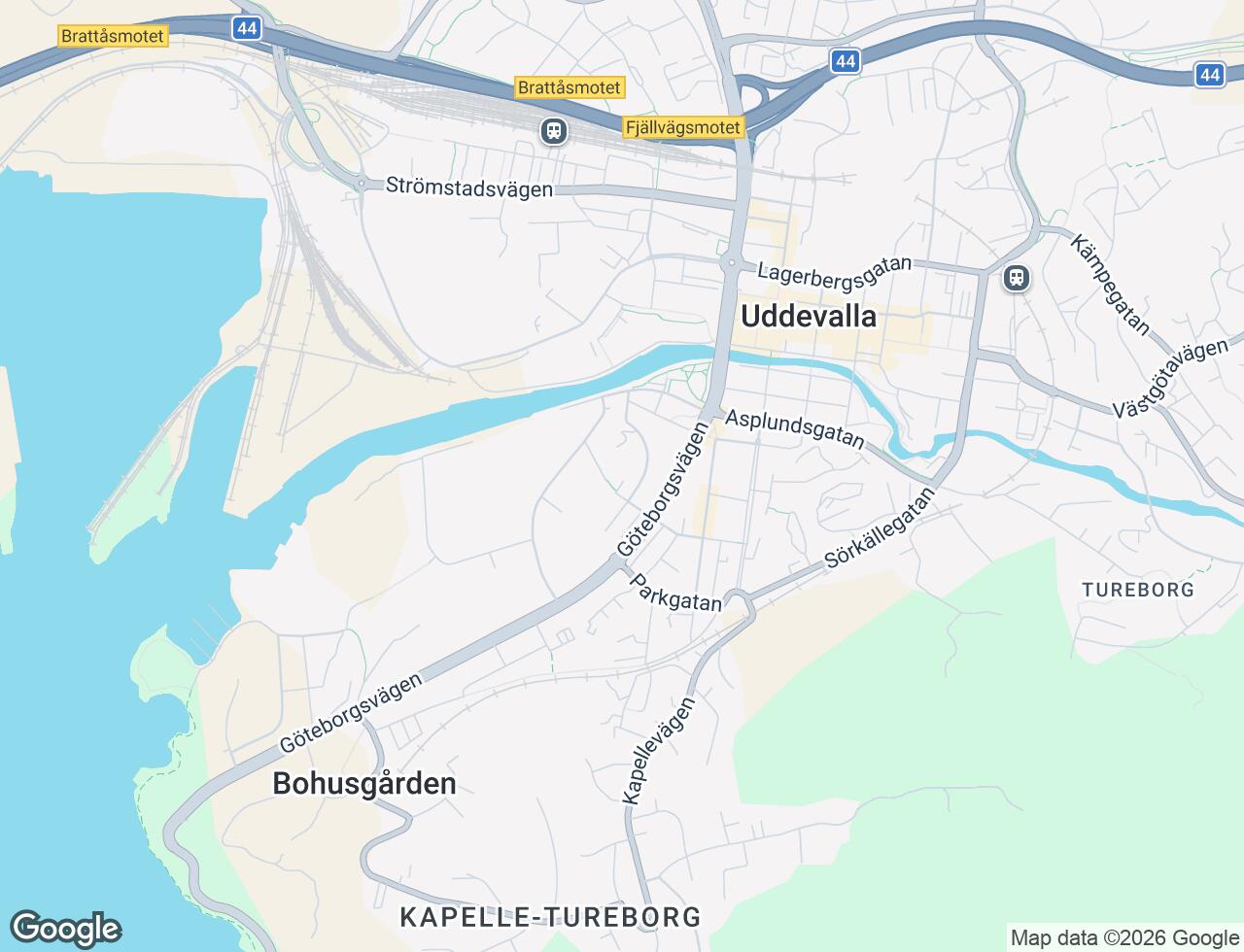 Karta över Tjärhovsgatan 18C i 42 Uddevalla