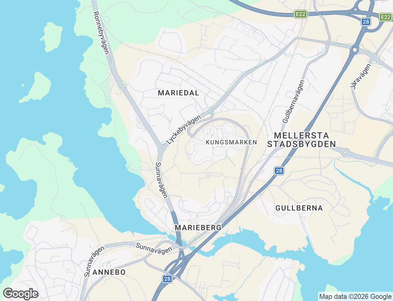 Karta över Kungsmarken i 89