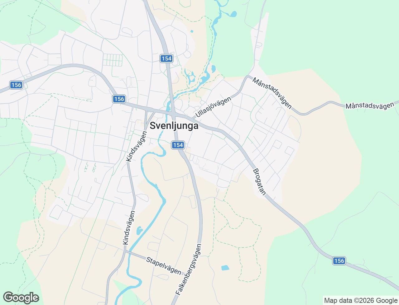 Karta över Skolgatan 22 i 54 Svenljunga