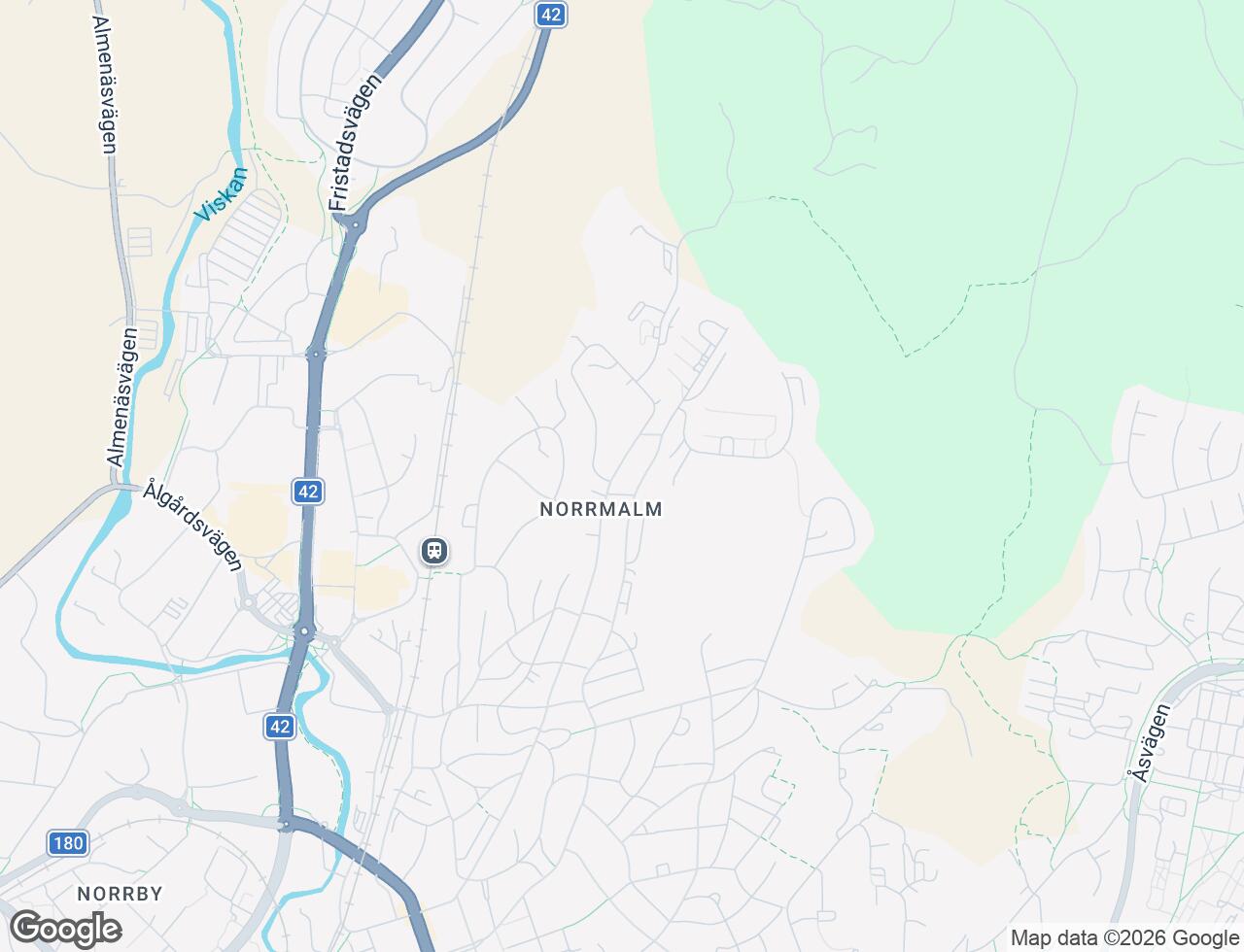 Karta över Döbelnsgatan 84 i 38 Borås