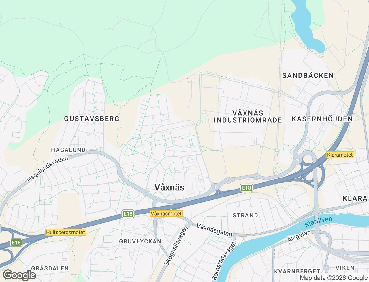 Karta över Karmgatan 19 i 47 Karlstad