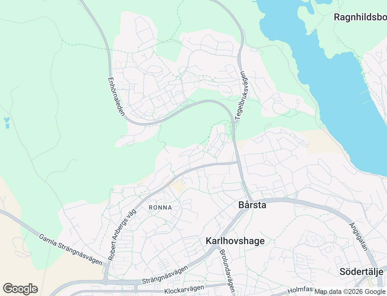 Karta över Skördevägen 1 i 53 Södertälje