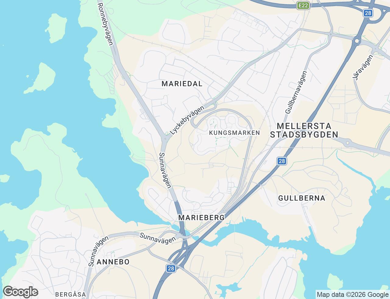 Karta över Kungsmarken i 97