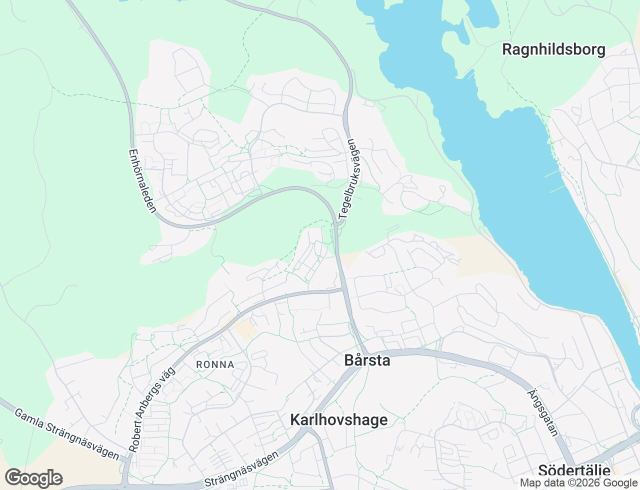 Karta över Lövängsvägen 17 i 53 Södertälje