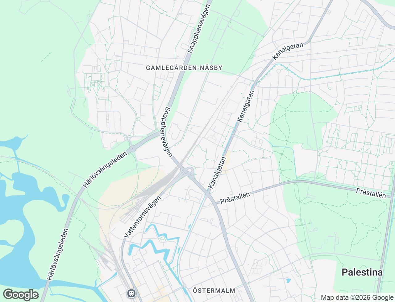 Karta över Utställningsvägen 2B i 42 Kristianstad