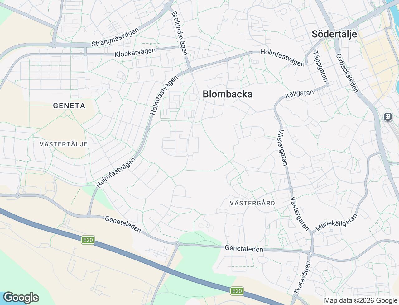 Karta över Myrstigen 18 i 60 Södertälje