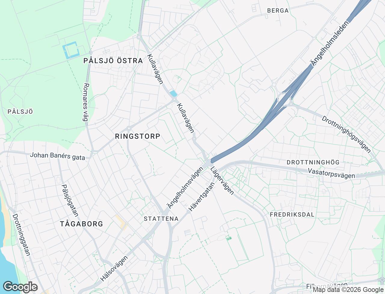 Karta över Kurirgatan 51 i 52 Helsingborg