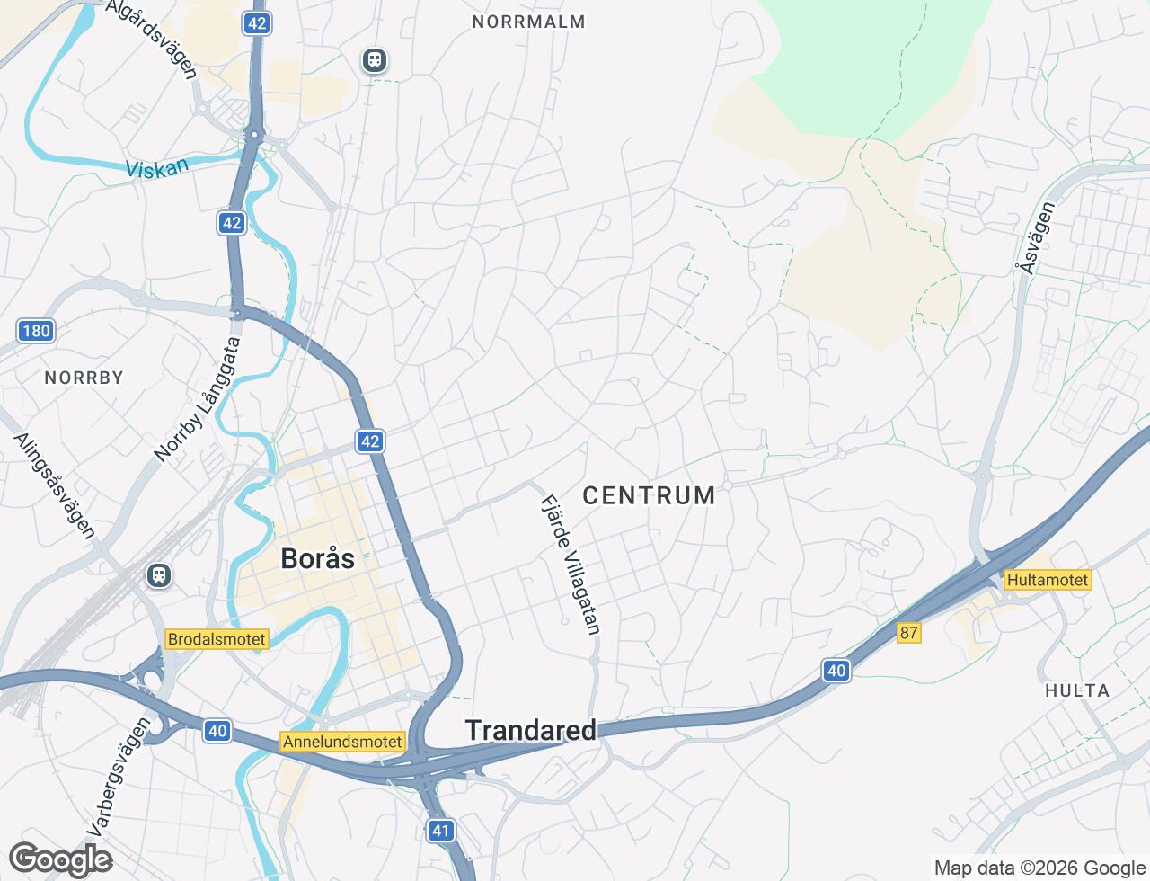 Karta över Salängsgatan 25 i 56 Borås