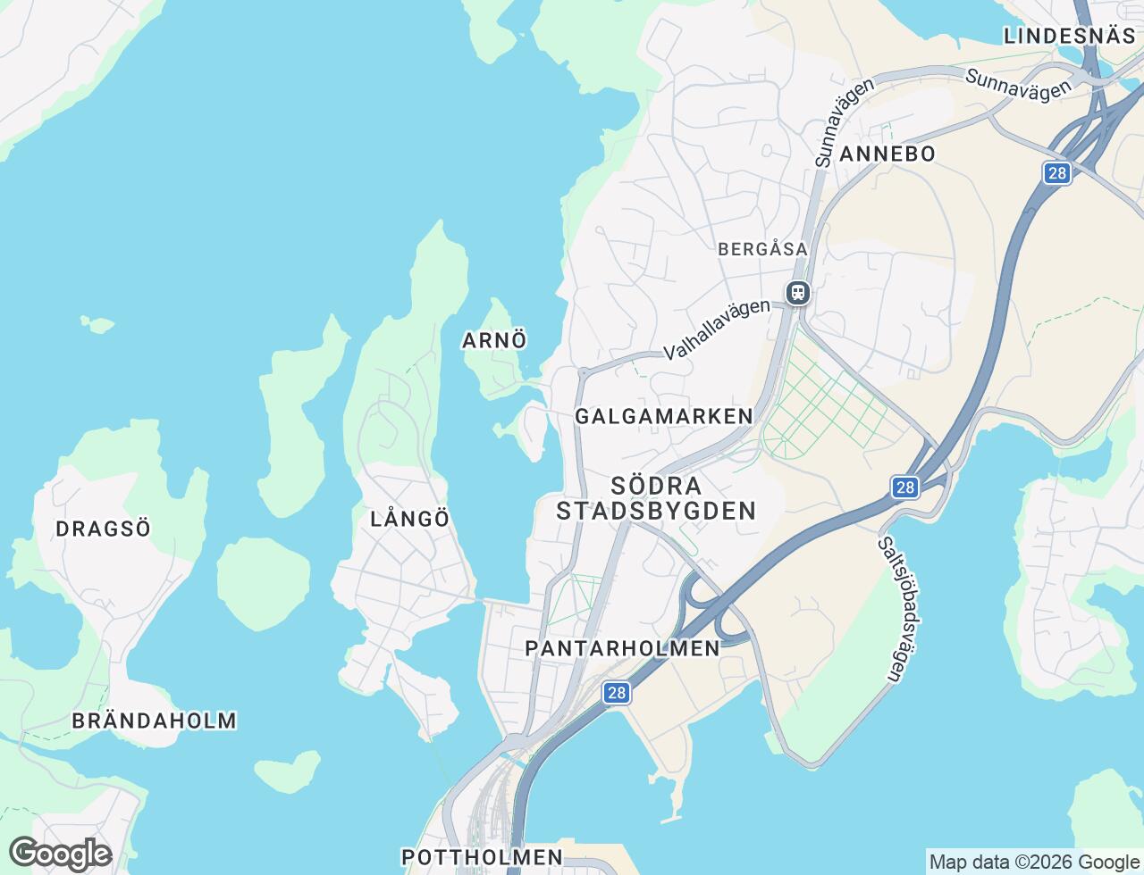Karta över Polhemsgatan 29A i 40 Karlskrona