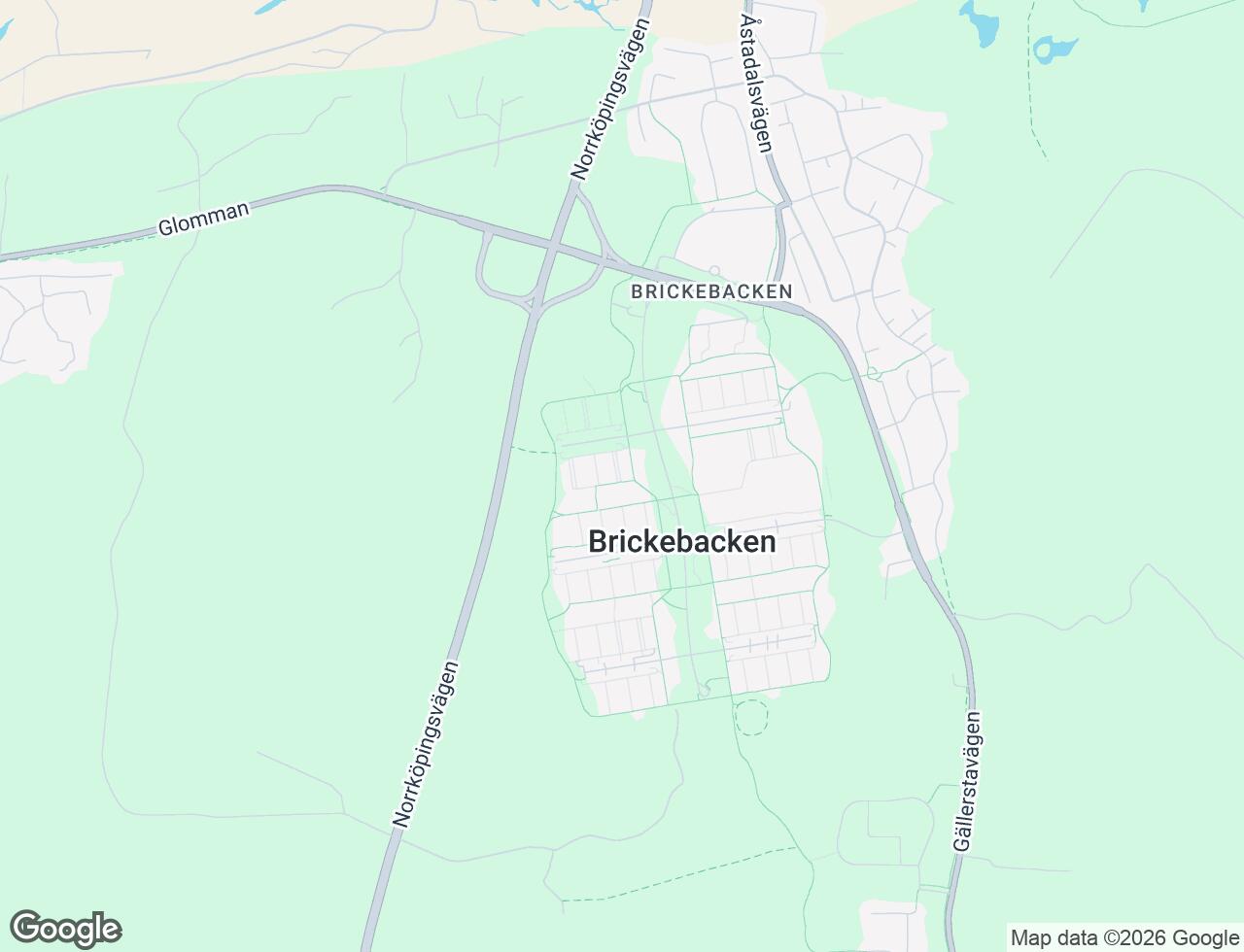 Karta över Björkrisvägen 14S i 34 Örebro