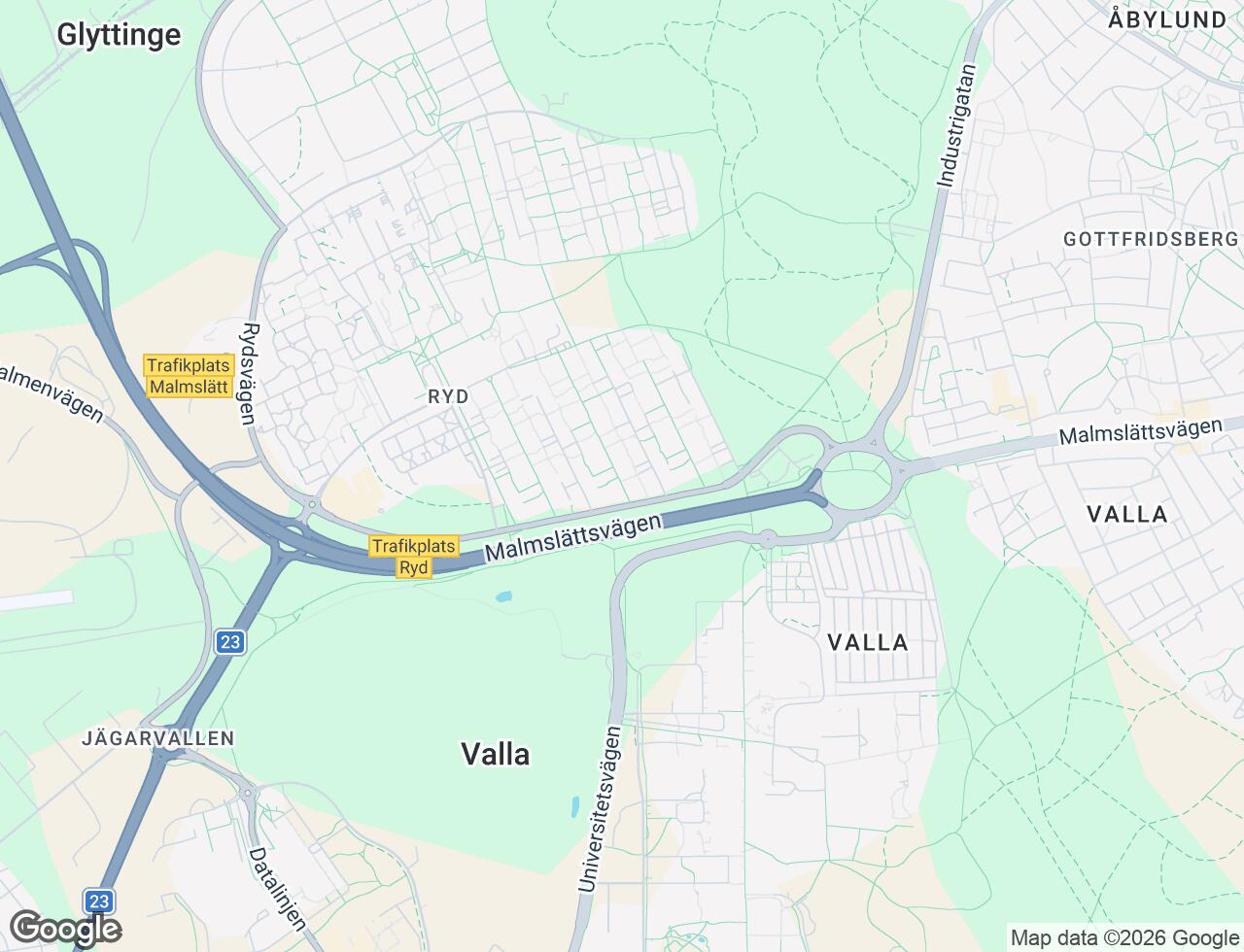Karta över Rydsvägen 64B i 30 Linköping