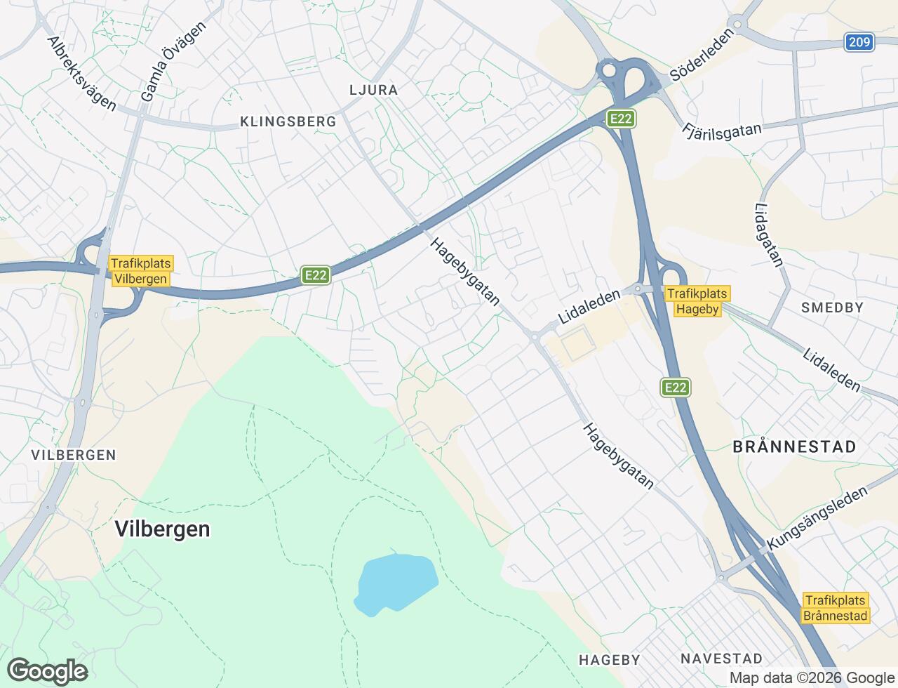 Karta över Bäckgatan 30 i 47 Norrköping