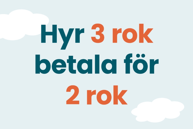 Lägenhet 3 rok på Tunadalsgatan 28c