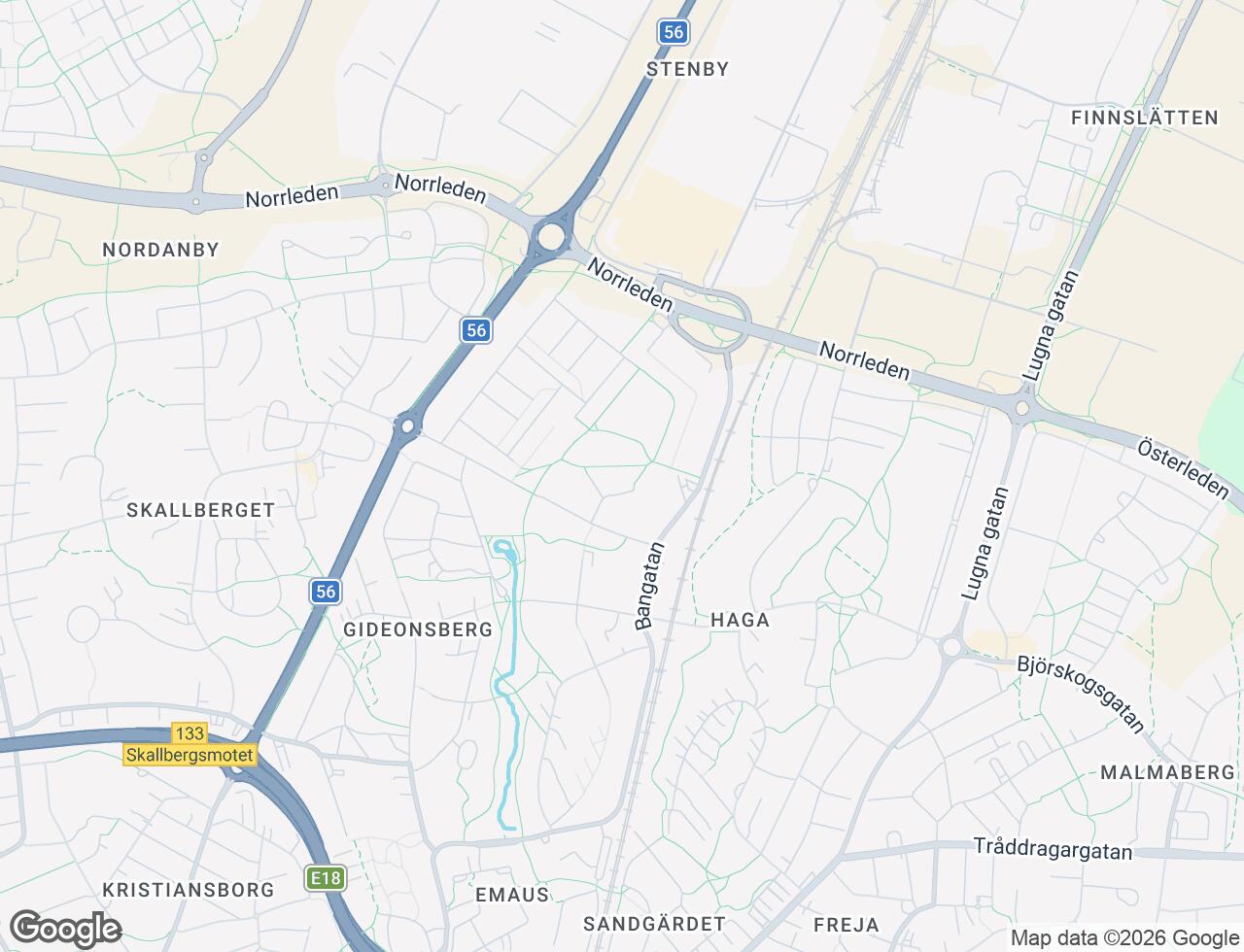 Karta över Gulsporregatan 7A i 28 Västerås