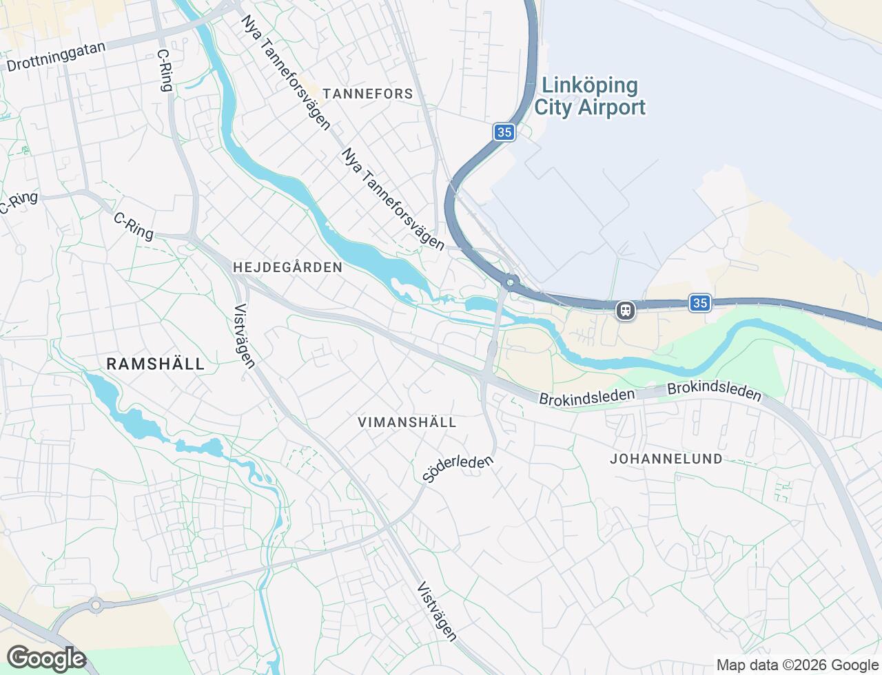Karta över Forshemsgatan 2 i 21 Linköping