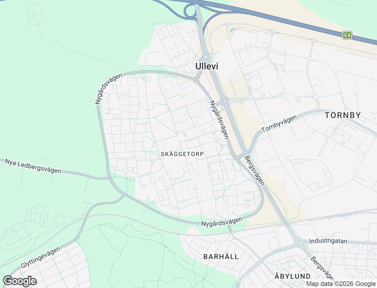 Karta över Skäggetorps centrum 12 i 42 Linköping