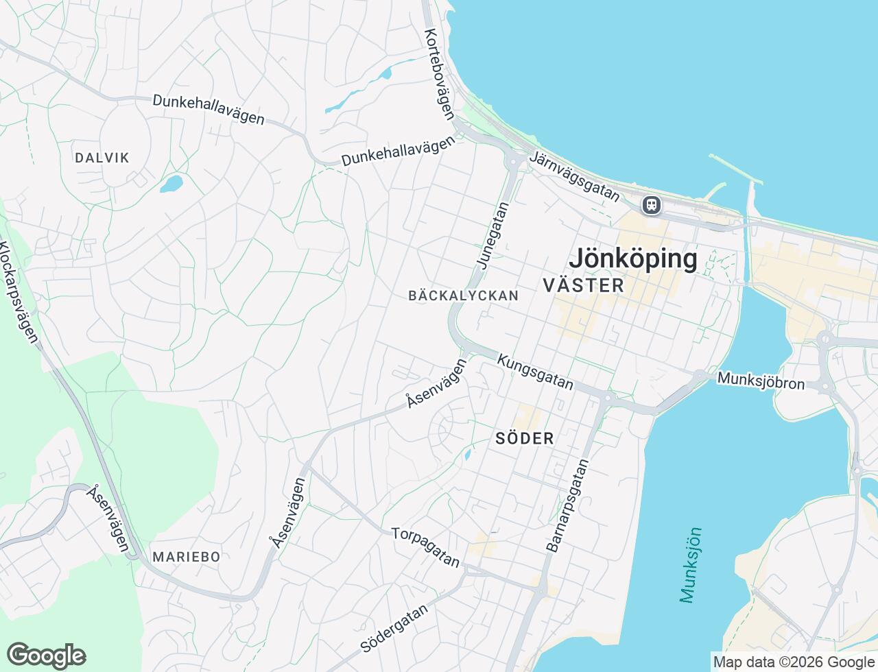Karta över Solstickegatan 6 i 14 Jönköping