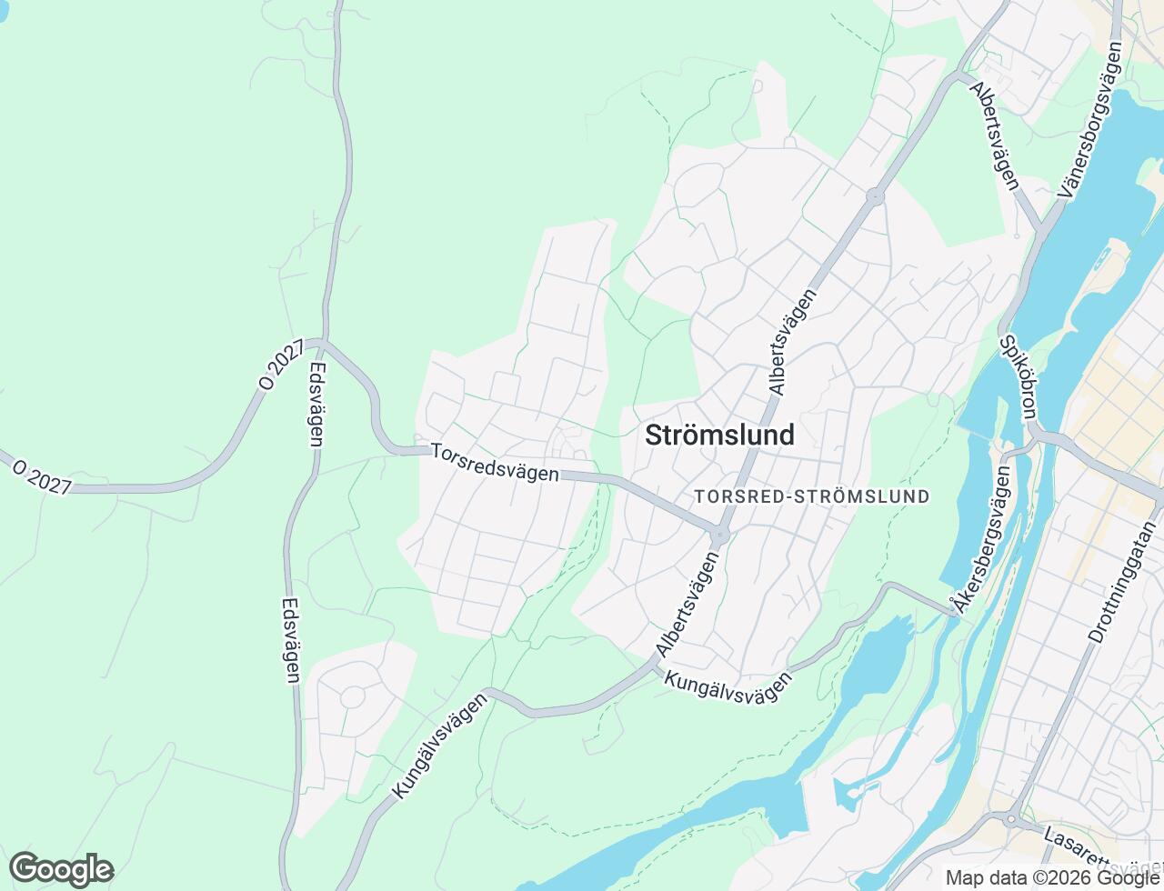 Karta över Kroppedammsgatan 18 i 58 Trollhättan