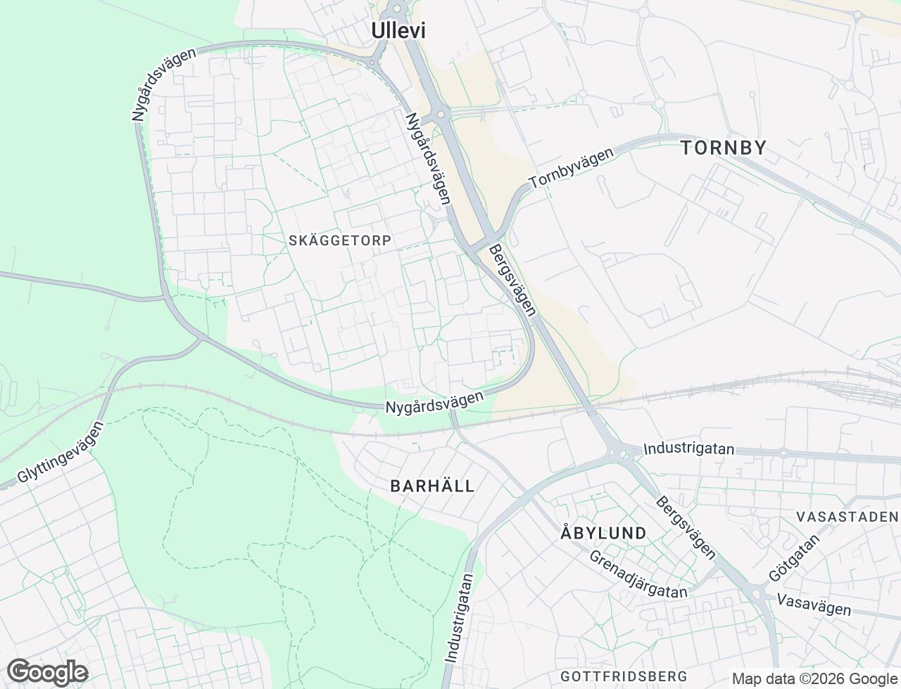 Karta över Rusthållaregården 40 i 43 Linköping