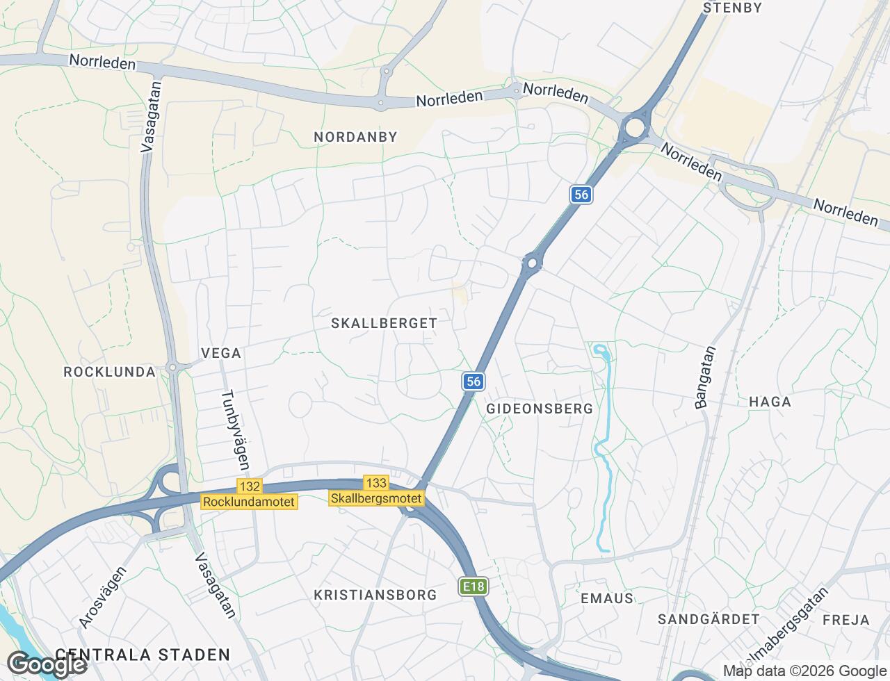 Karta över Bellmansgatan 10A i 22 Västerås