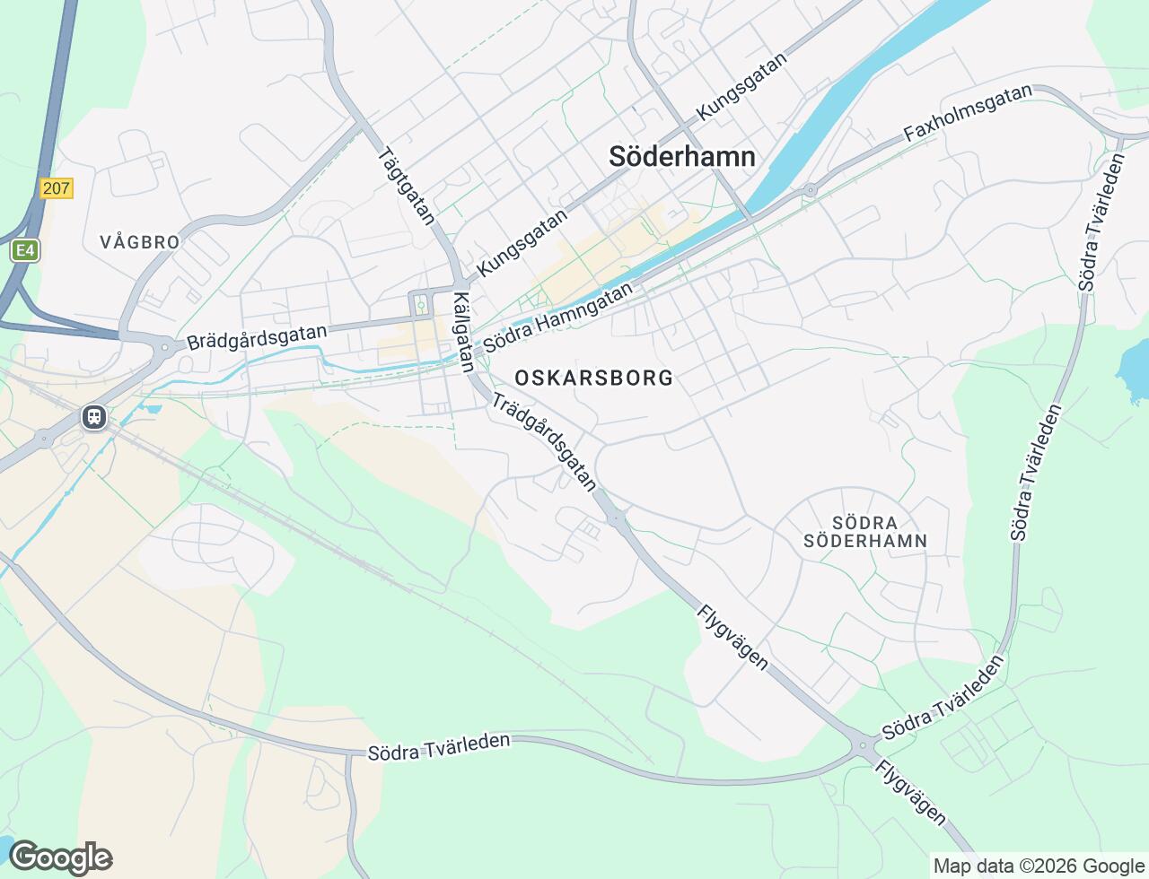 Karta över Lasarettsgatan 1B i 32 Söderhamn
