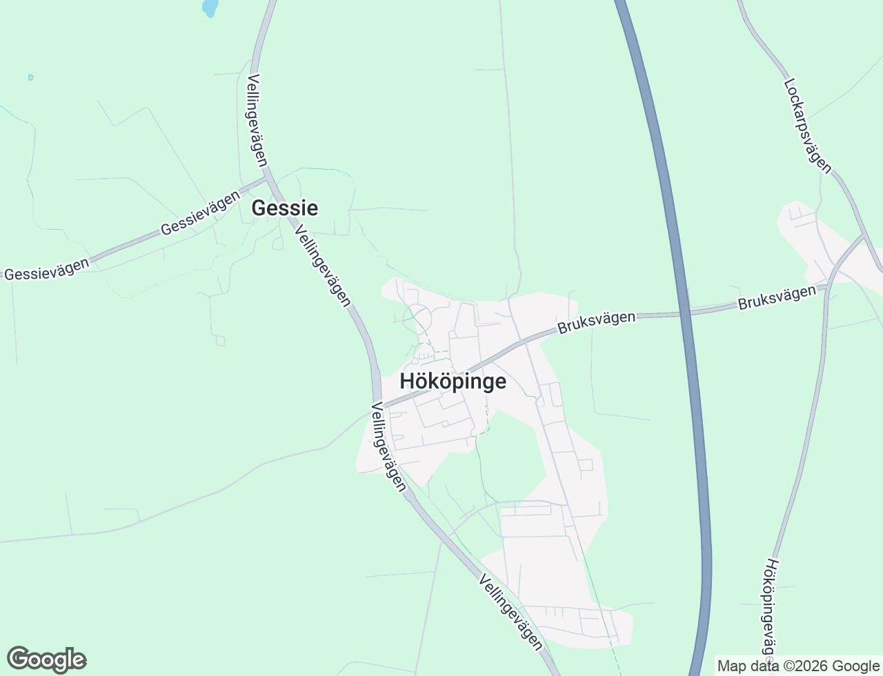 Karta över Bruksallén 5 i 42 Vellinge