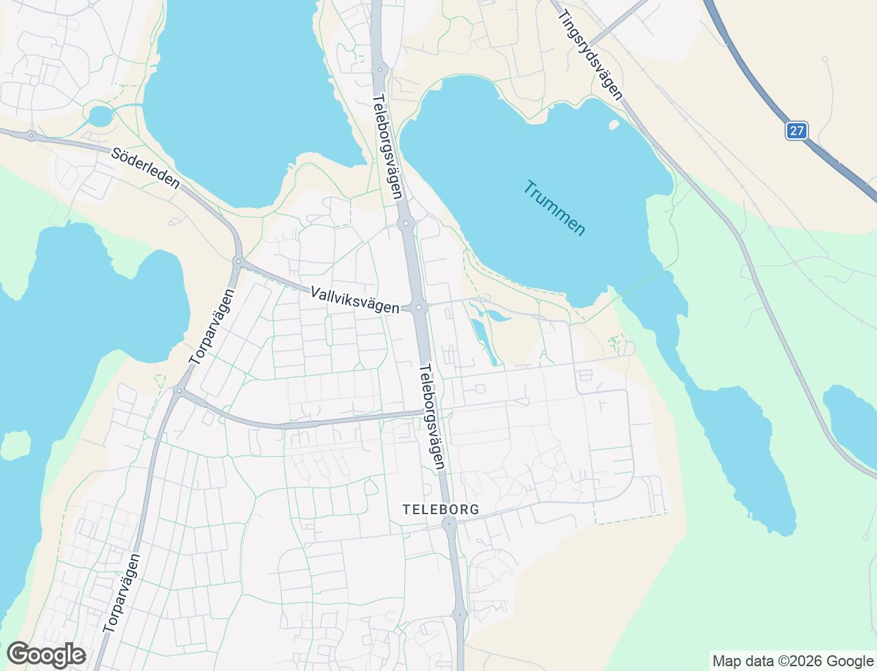 Karta över Framtidsvägen 7C i 22 Växjö