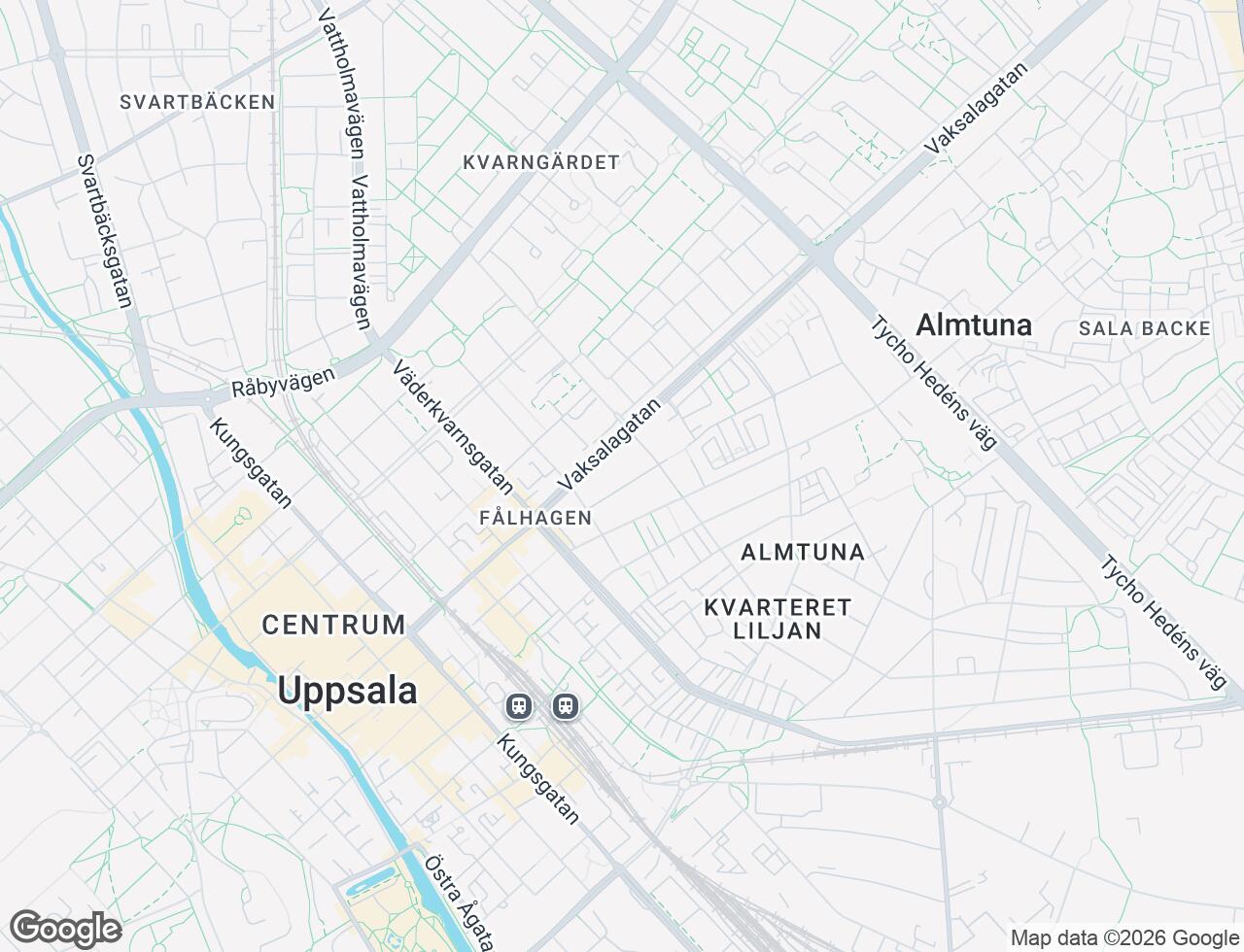 Karta över Eskilsgatan 6B i 28 Uppsala