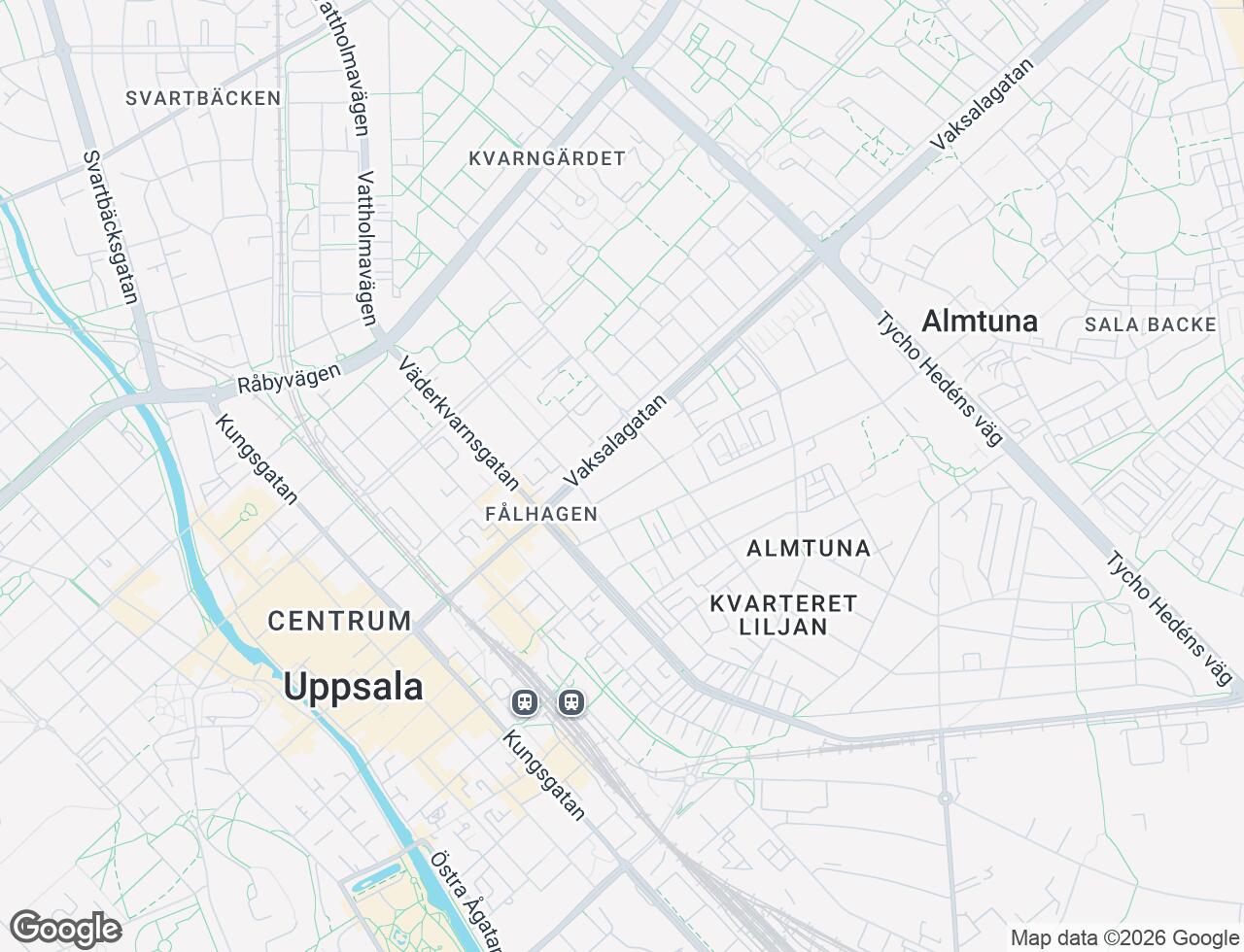 Karta över Eskilsgatan 6A i 28 Uppsala