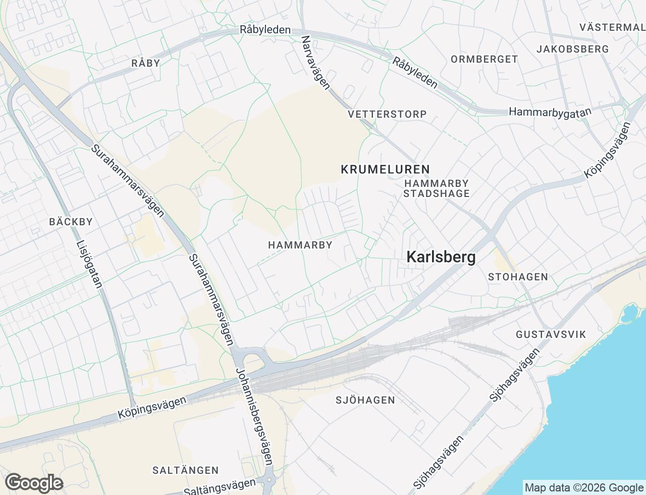 Karta över Liegatan 23 i 67 Västerås