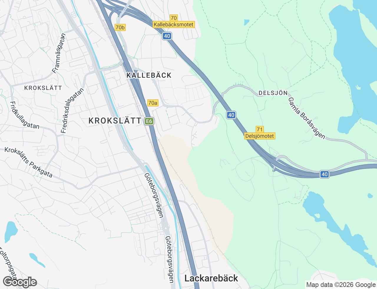 Karta över Smörkärnegatan 25 i 78 Göteborg