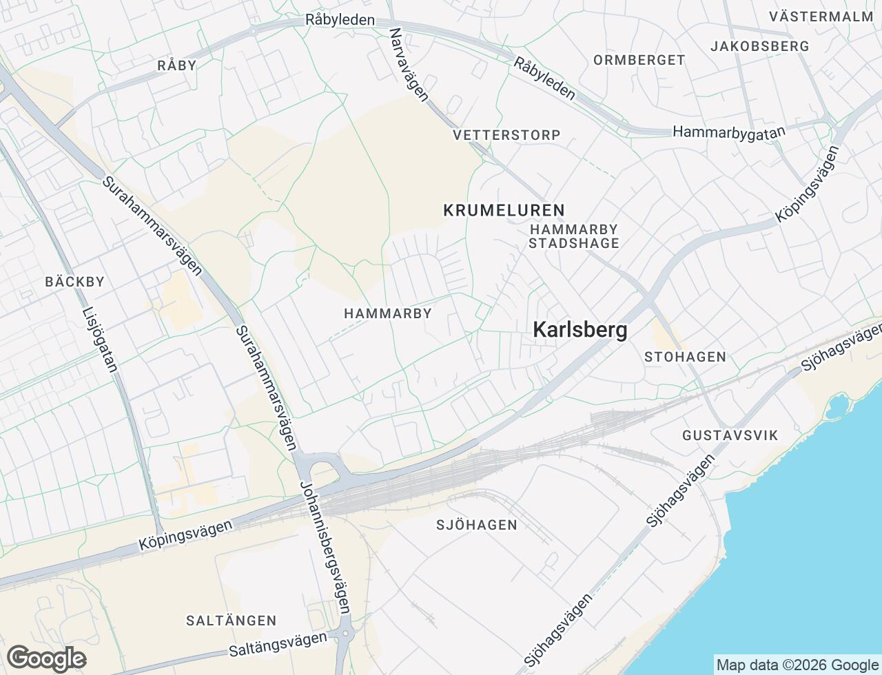 Karta över Liegatan 13 i 67 Västerås