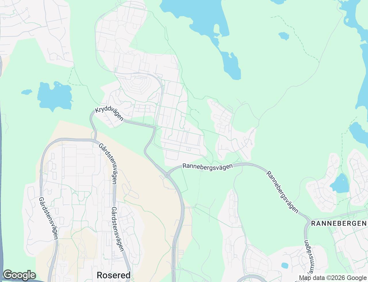 Karta över Kummingatan 66 i 43 Angered