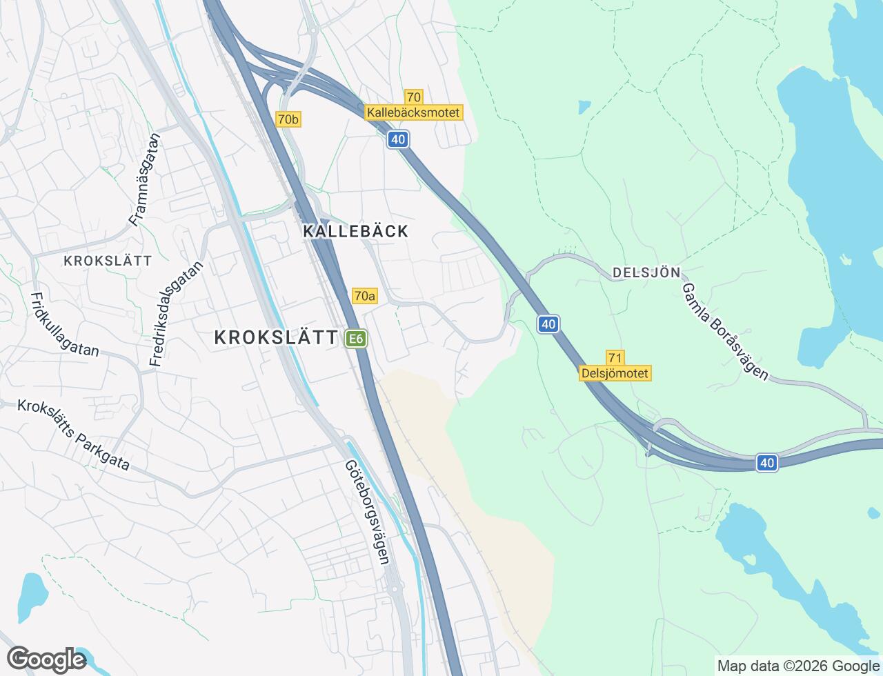 Karta över Filmjölksgatan 5 i 78 Göteborg