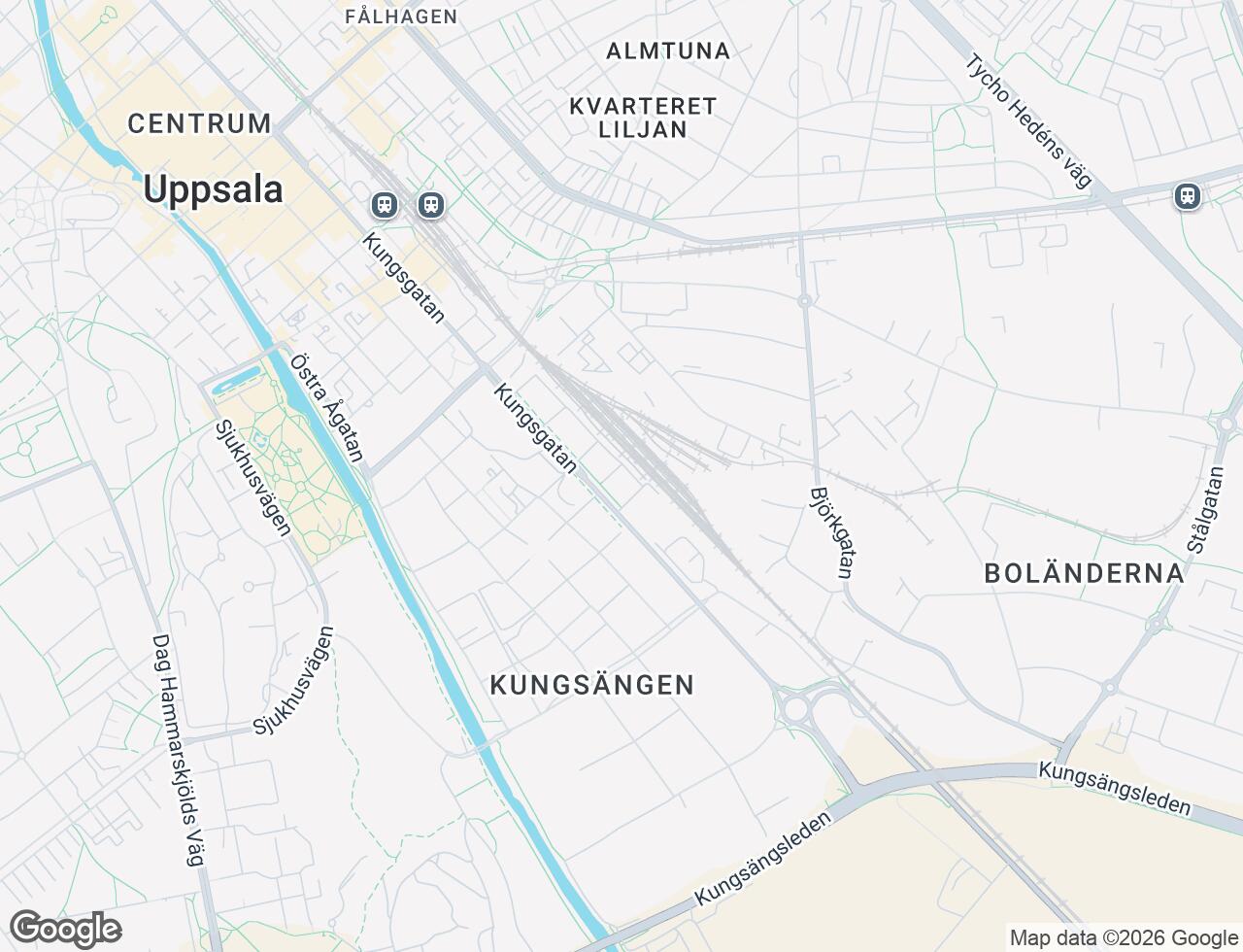 Karta över Kryddblandargatan 47 i 41 Uppsala