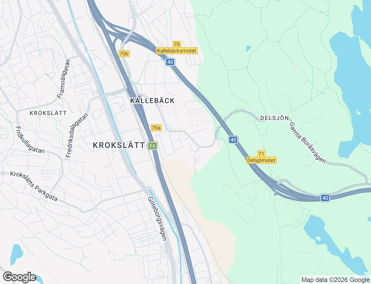Karta över Separatorsgatan 8 i 78 Göteborg